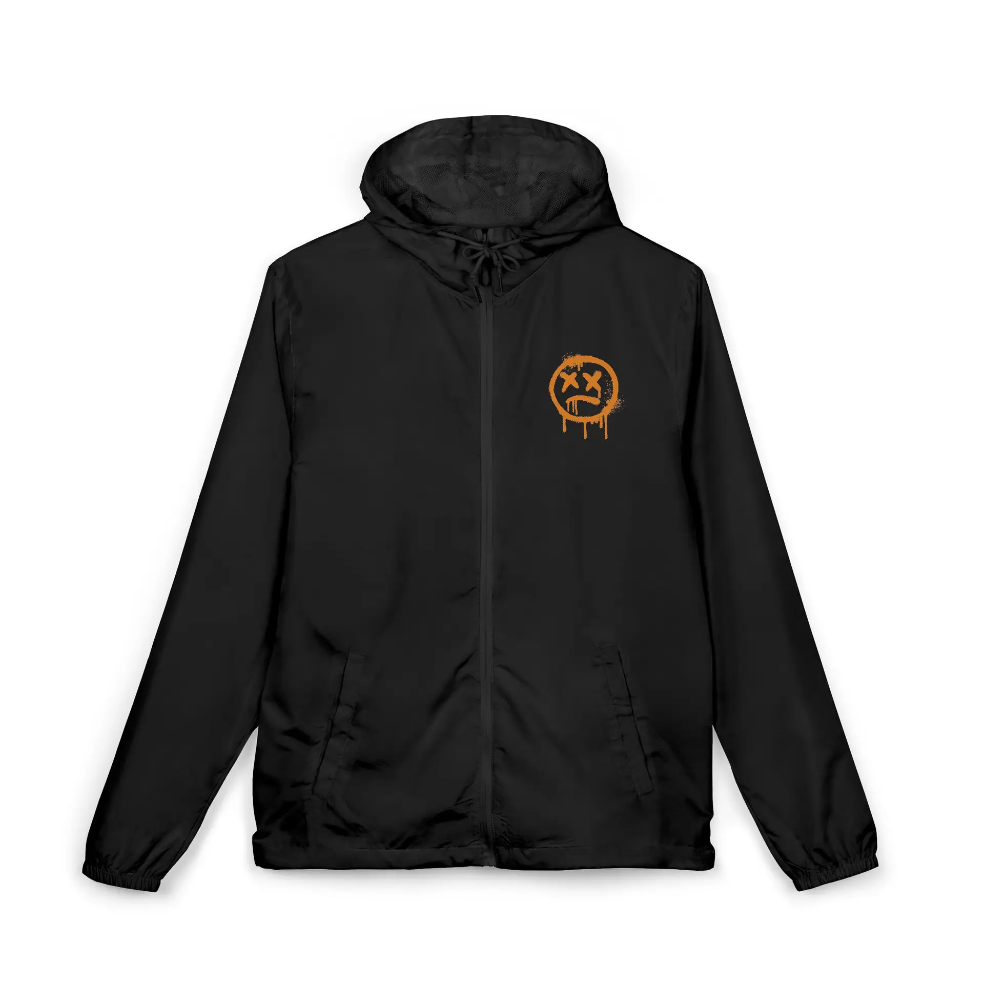 Happy Face Windbreaker — Hooded - Image 9