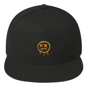 Happy Face Flat Bill Snapback